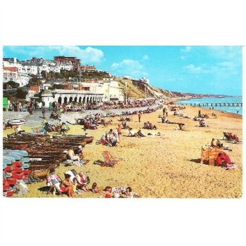 Bournemouth, Dorset - East Beach - Colourmaster postcard c.1970s