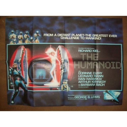 THE HUMANOID Richard Kiel, Arthur Kennedy 1979 Movie Quad Poster