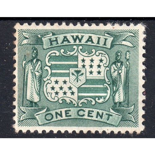 HAWAII Sg89 1c GREEN M/MINT (G23)