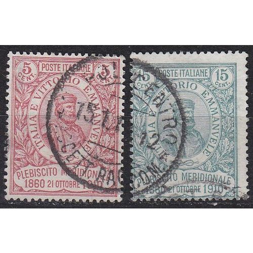 ITALIEN ITALY [1910] MiNr 0097-98 ( O/used )