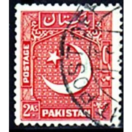 Pakistan 1949 Crescent & Star 2A Used Stamp