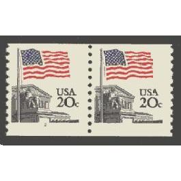 1895 20c U.S. Flag Fine MNH SG CNP Left 2 V0065