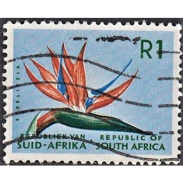 South Africa, 1965 R1 Bird of Paradise, SG 251 (Scott #342), used