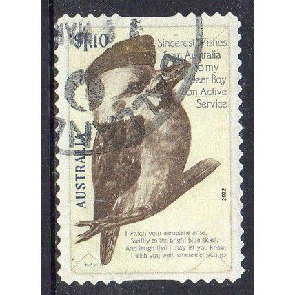 Australia 2022 Anzac Day - Postcards - Royal Australian Air Force $1.10 s/a Used