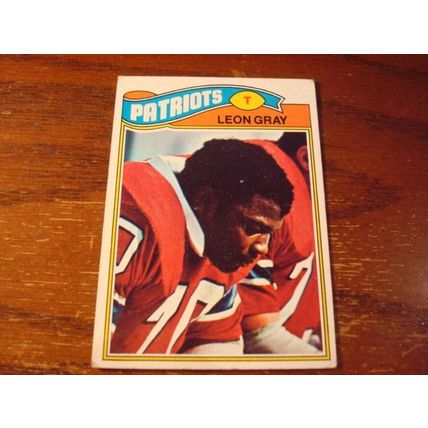 1977 Topps, 2-Cards, LEON GRAY Rc, Patriots, #188