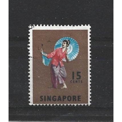 Singapore.SG106 15c Tari Payong.Fine Used.Jun25