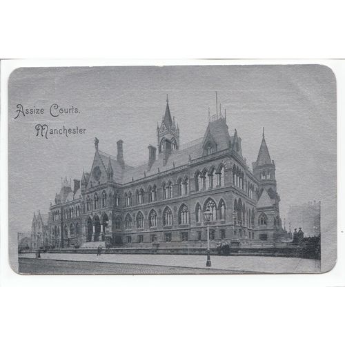 Assize Courts Manchester Alumino Postcard