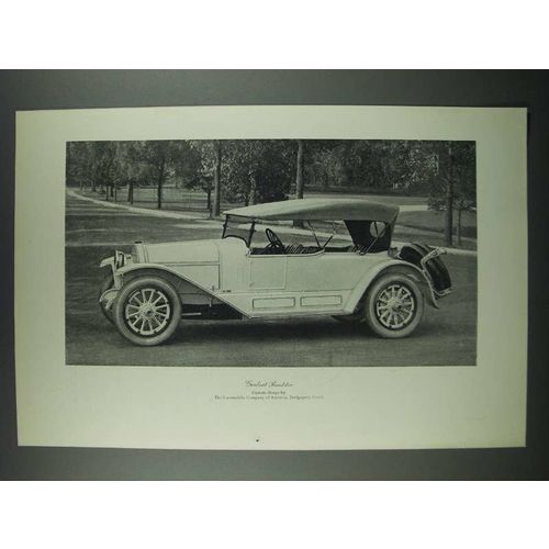 1919 Locomobile Gunboat Roadster Ad