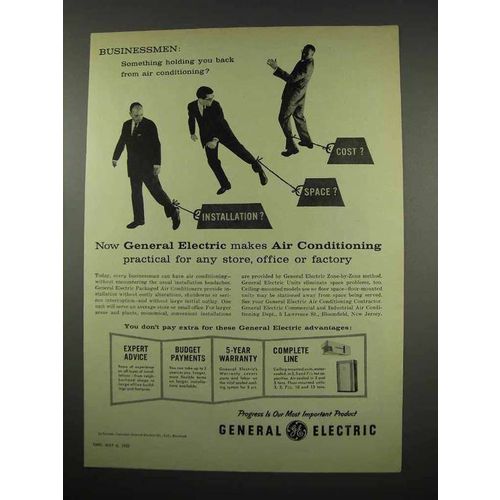 1957 General Electric Air Conditioning Ad - Any Store
