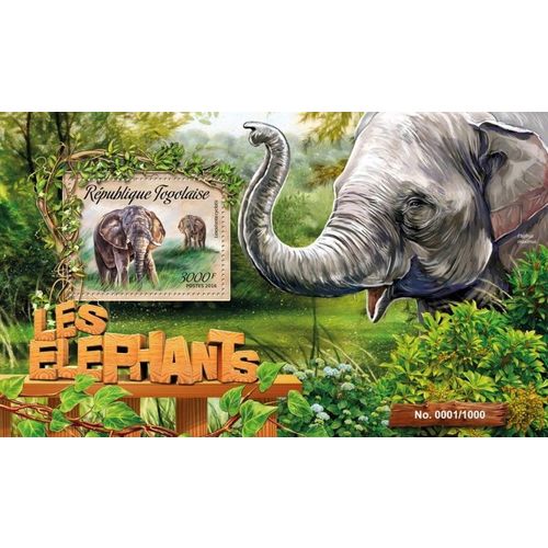 TOGO 2016 SHEET MNH ELEFANTES ELEPHANTS ELEFANTEN ELEFANTI WILDLIFE 2A