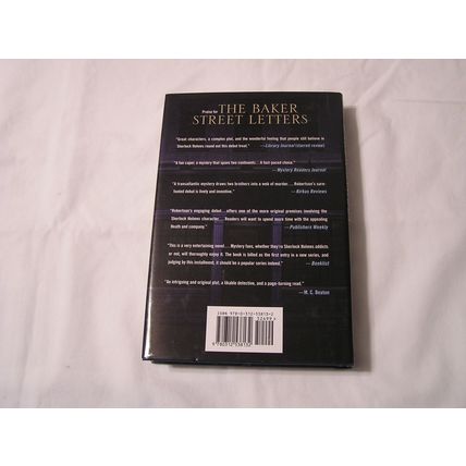 THE BROTHERS OF BAKER STREET Hardback w/Original Dust Jacket Michael Robertson