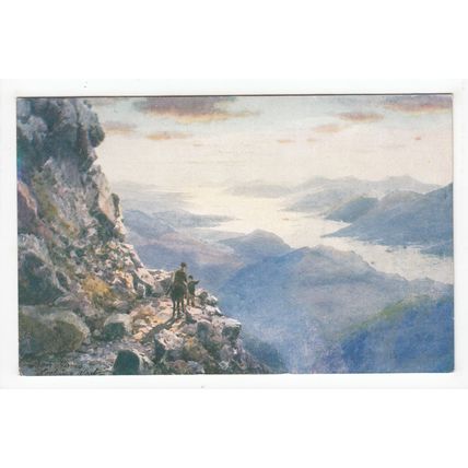 Ben Nevis Looking West Raphael Tuck's Oilette Art Postcard 7680