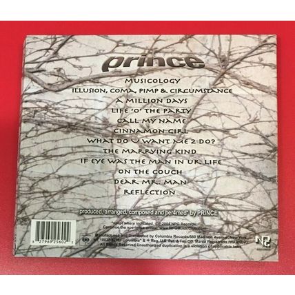 MUSICOLOGY by PRINCE (CD, 2004 - Columbia - USA) Very Good Condition To Like New