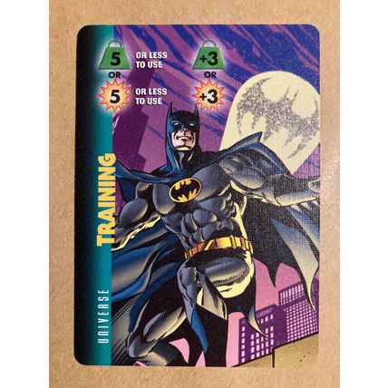 DC OverPower CCG: Universe Training Strength or Energy 5 Batman (A) 1996