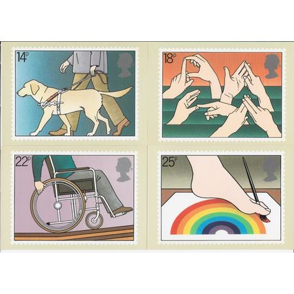 GB 1981 March PHQ M set of 4 International Year of the Disabled