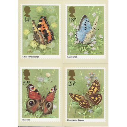 GB 1981 May PHQ M set of 4 Butterflies