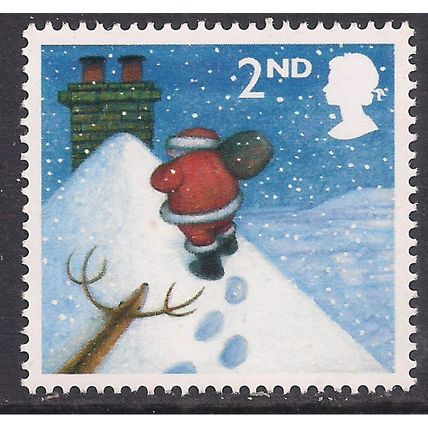 GB 2004 QE2 2nd Christmas Father Christmas on Roof Umm SG 2495 ( H834 )