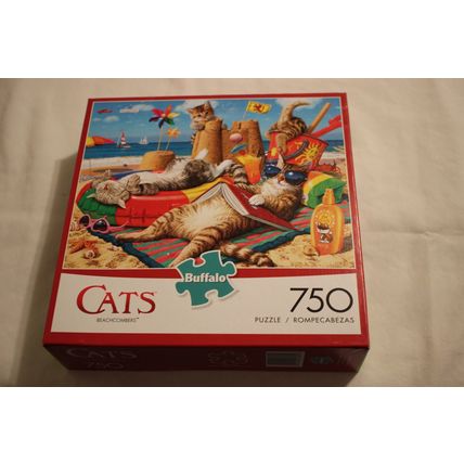 BEACHCOMBERS 750 PIECE PUZZLE SEALED CATS KITTENS