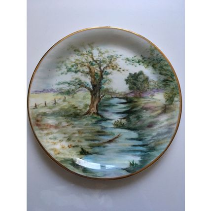 AMY WOOD HAND PAINTED COLLECTOR PLATE (1988)