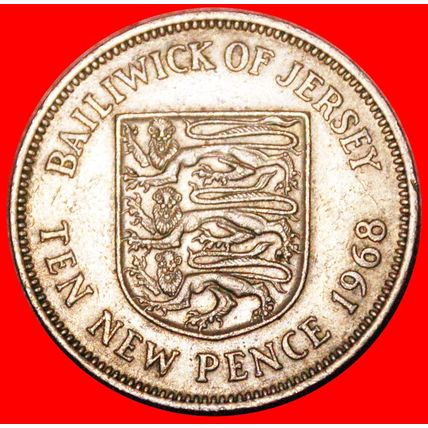 GREAT BRITAIN LIONS (1968-1980): JERSEY ★ 10 NEW PENCE 1968★LOW START★NO RESERVE