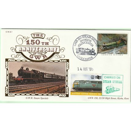 Great Britain - GWR150 - Benham GWR7- 14 August 1985 - see details (ref 023)