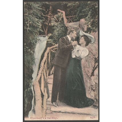 Opportunity's a Fine Thing, c.1905 - Welch Postcard