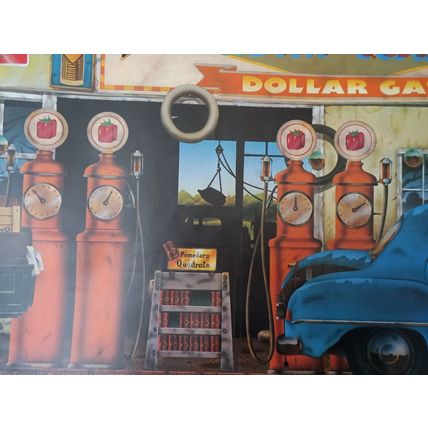 MEGA RARE ORIGINAL,'POMODORO QUADRATO 'POSTER. GIANFRANCO ROVATTI.