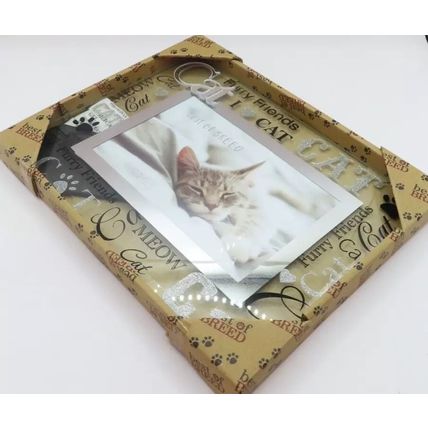 Cat Photo Frame 17 CM Feline Gift Home Decor Picture Display