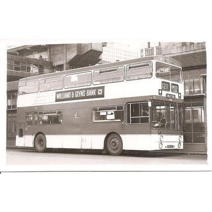 Black & White Photograph of Manchester Corporation Transport - HVM 921F
