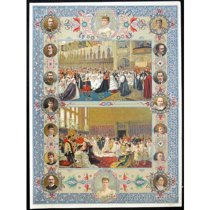 HER MAJESTY’S GLORIOUS JUBILEE 1897 Queen Victoria PRINT PLATE VI