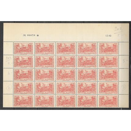 ALGERIE N° 202 x25 NEUF ** ( MNH )