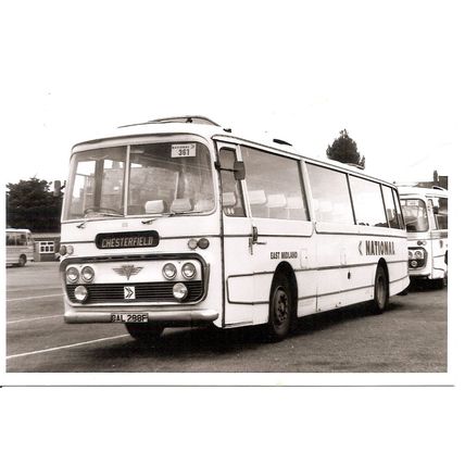 Black & White Photograph of East Midland Motor Services Ltd. - OAL 288F
