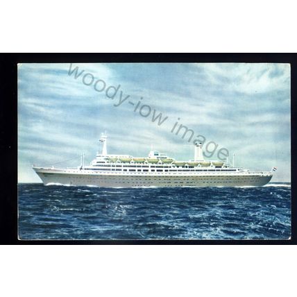 LS3254 - Holland-America Liner - Rotterdam (Flagship) - Artist U/K - postcard