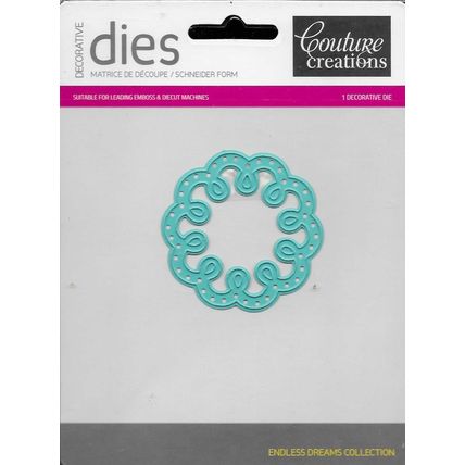 Couture Creations. Emporium Tag Die. Die Cutting Cardmaking Scrapbooking Crafts