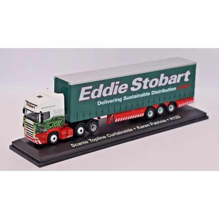 Atlas 1/76 Scale Eddie Stobart Scania Topline Curtainside Karen Patricia H123