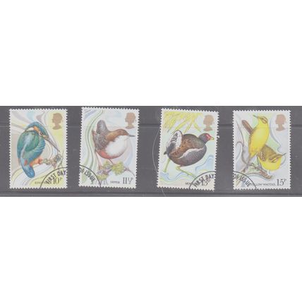 Centenary of Wild Bird Protection Act 1980 SG 1109-1112 used unmounted (ES0171)
