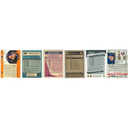 Denis Potvin 5x card lot