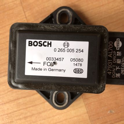 Infiniti G35 Manual Transmission Sedan Coupe Gravity Sensor YAW 47930AL700 OEM