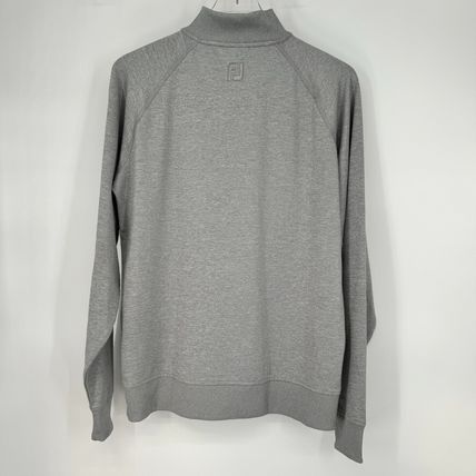 Footjoy Golf Pullover Jacket Mens Small Gray Quarter Zip Activewear Outdoor