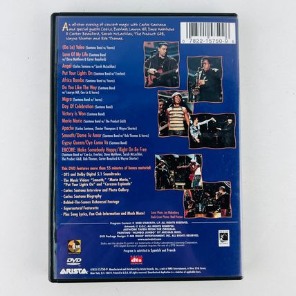 Santana - Supernatural Live DVD Edition