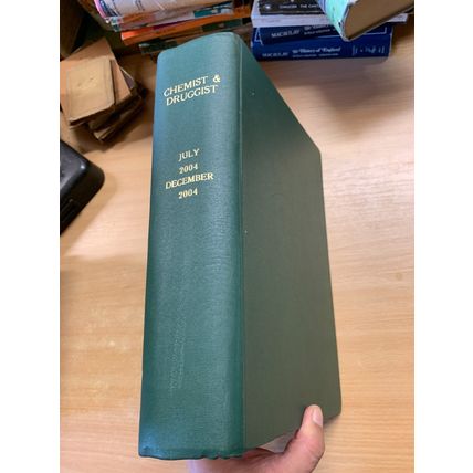 APOTHECARY "CHEMIST & D" PHARMACY BOUND MAGS JULY TO DEC 2004 3.7kg BOOK (EV4)