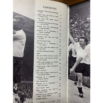 c1960 "THE BIG BOOK OF FOOTBALL CHAMPIONS" 1960/61 SEASON SOCCER HB BOOK (P4)