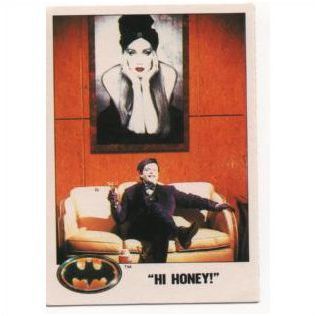 1989 Topps Batman the Movie trading card # 45 "Hi Honey"