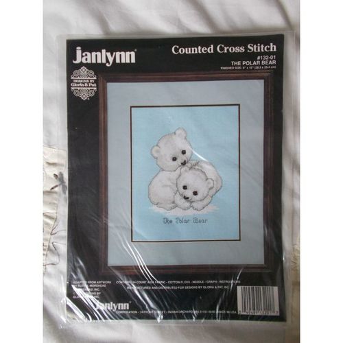 Janlynn "The Polar Bear" Counted Cross Stitch Kit