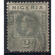 Nigeria 1914 SG3 2d Grey Good Used Filler .. ..