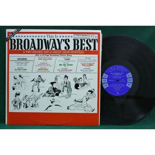 Andrews/Merman/Logan/Pinza/Martin - This Is Broadway's Best - B2W 1 - EX
