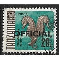 TANZANIA 1967/1971 SG O23 - fine used (o) - FISH