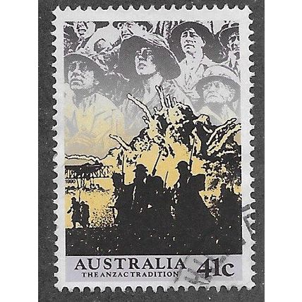 AUS 1990 41c ' THE ANZAC TRADITION' FINE USED (EBID67-895)