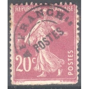 France 1925 - 20c purple - Sower - no ground - pre-cancelled 3