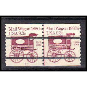 1903a 9.3c Mail Wagon Fine MNH Dry Gum CNP Left 3 PA0405